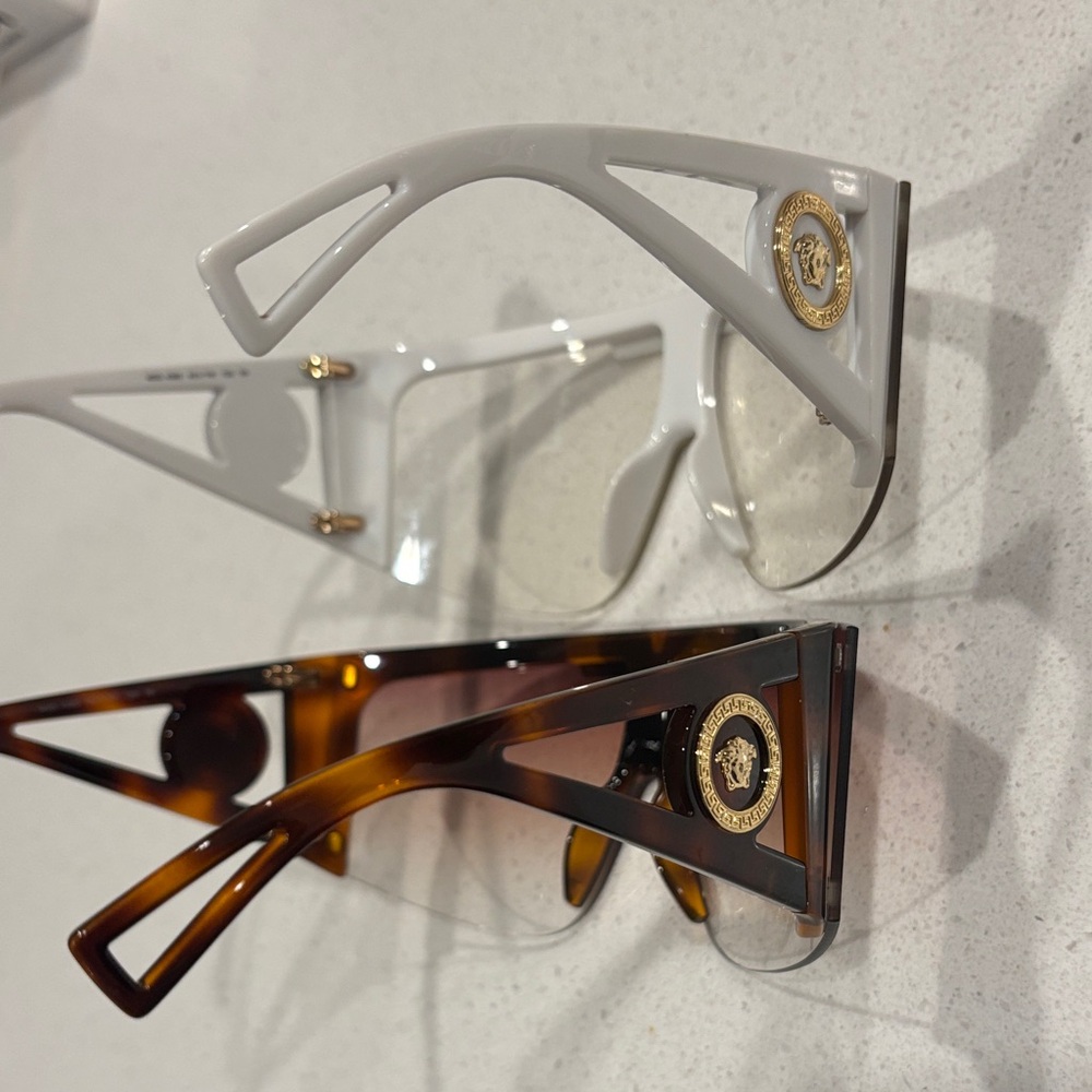 Versace White and Brown Sunglasses Duo - Picture 3 of 7